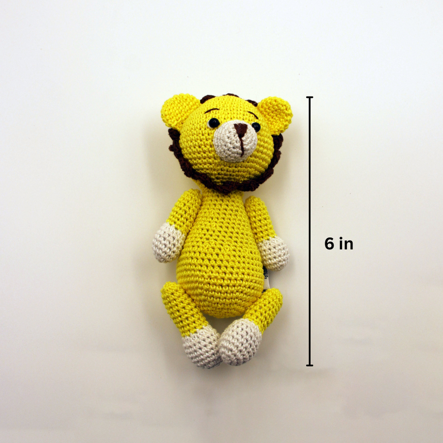 Crochet Lion Soft Toy