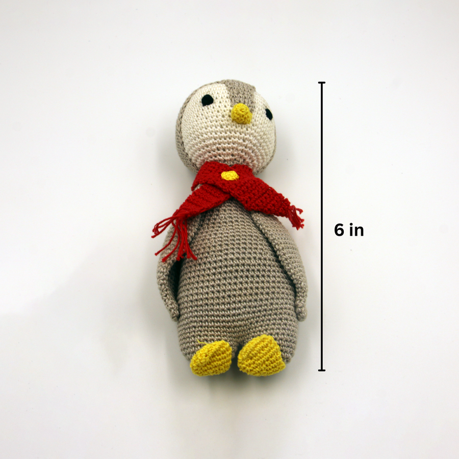 Crochet Penguin Soft Toy