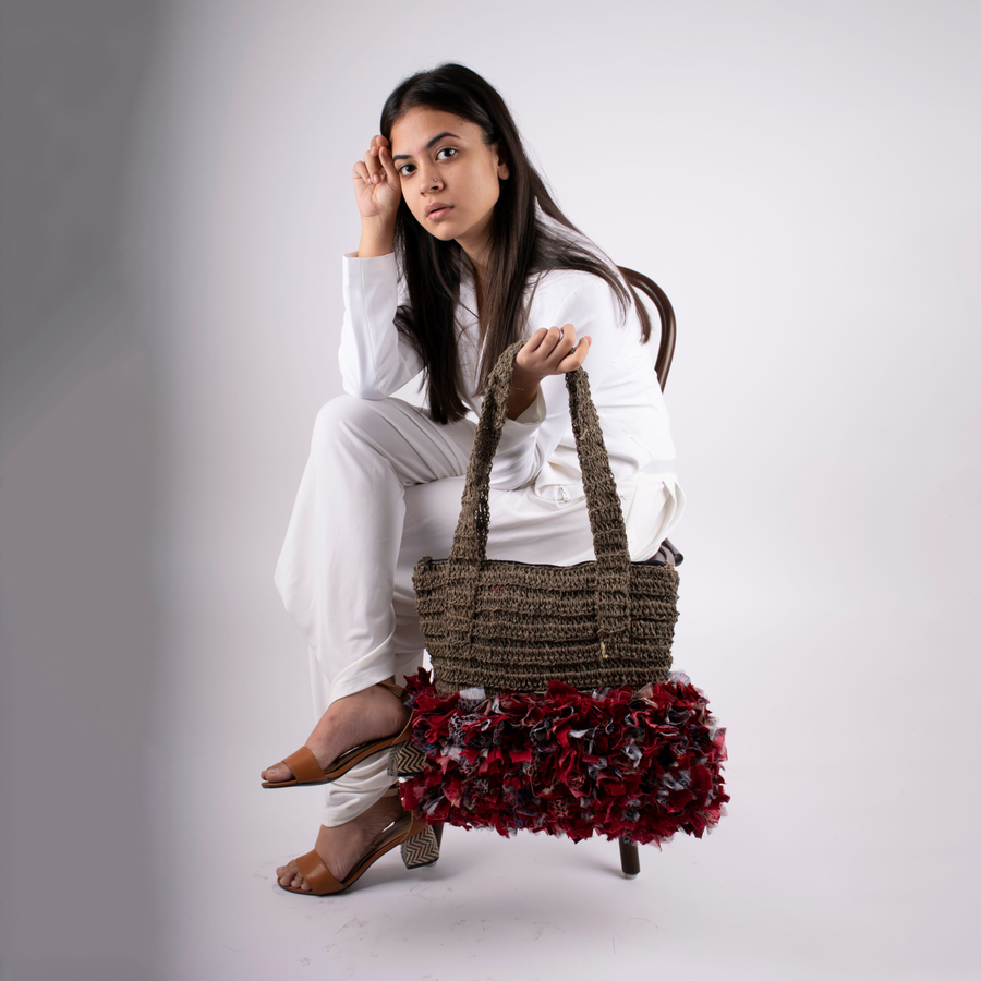 J Katran Crochet Tote Bag