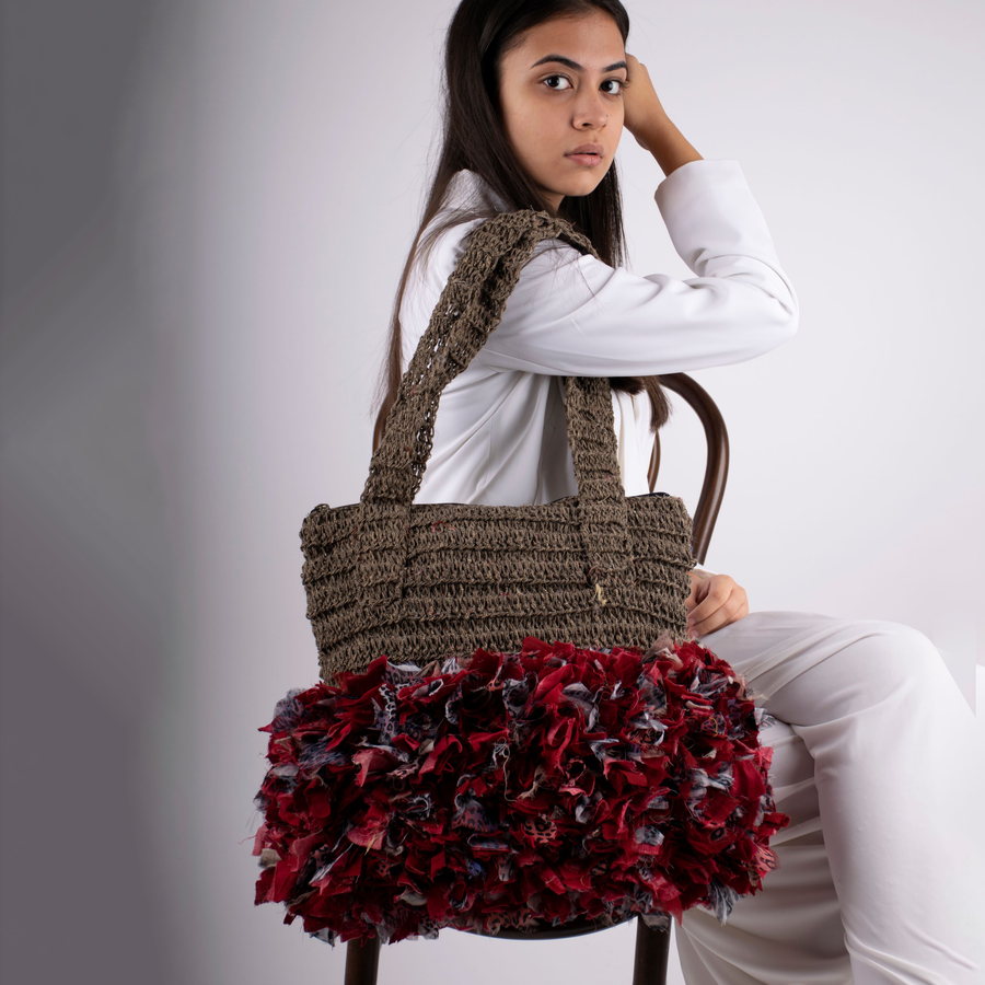 J Katran Crochet Tote Bag