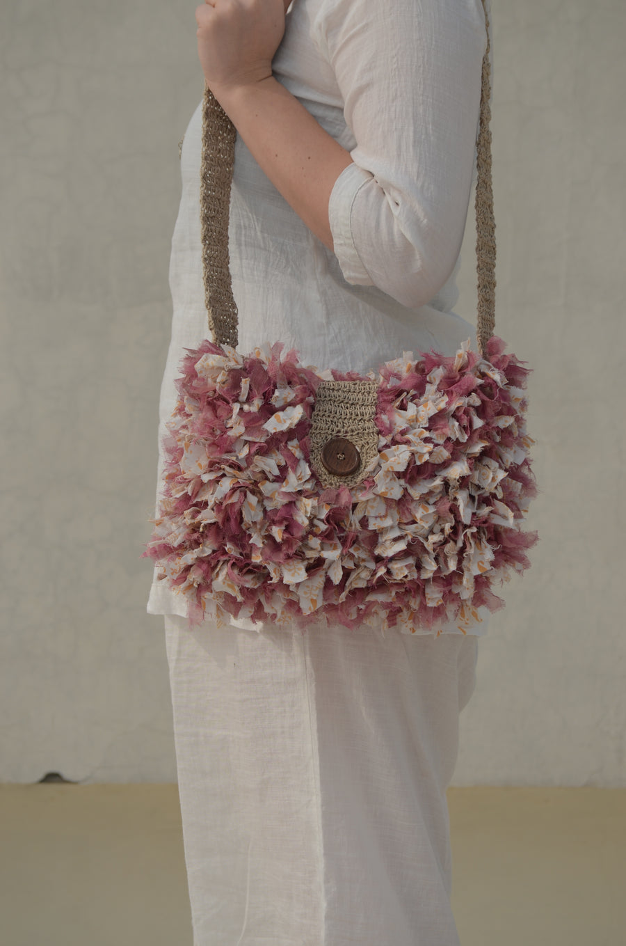 Katran crochet shoulder Krishna Bag