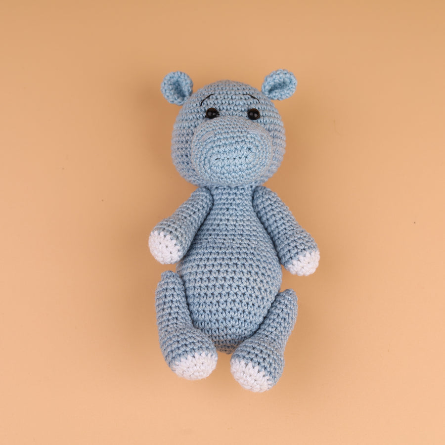 Cotton Crochet Hippo Stuff Toy