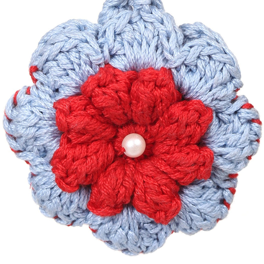Flower Crochet Keychain