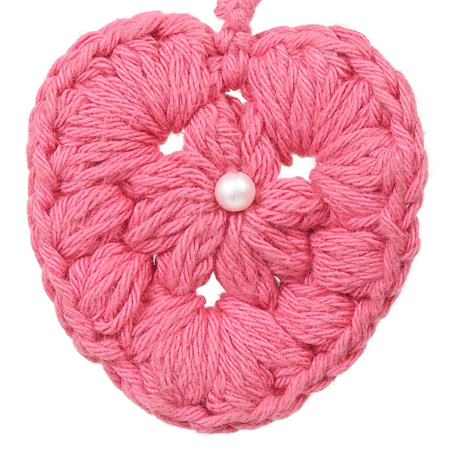 Pink Flower Keychain