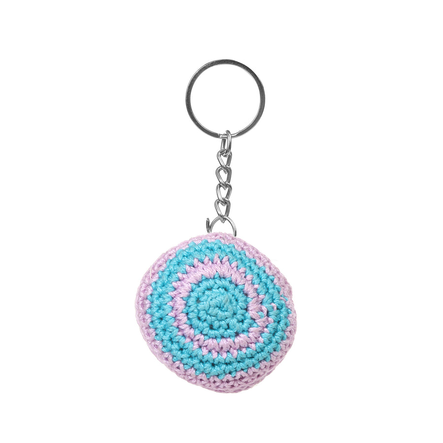 Swirl Round Keychain