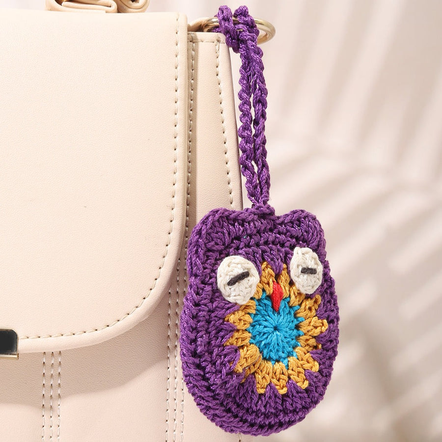 Purple Owlet Keychain