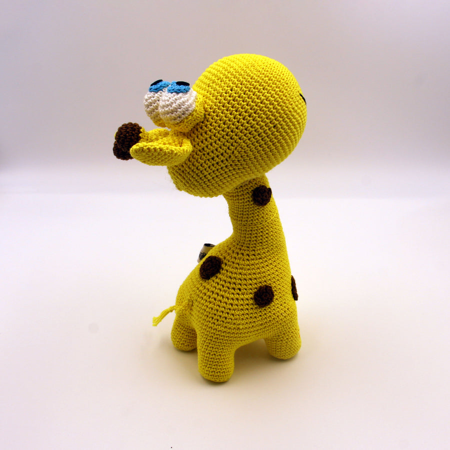 Cotton Crochet Giraffe Soft Toy