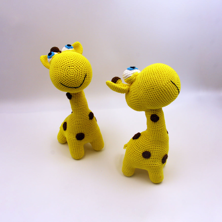 Cotton Crochet Giraffe Soft Toy