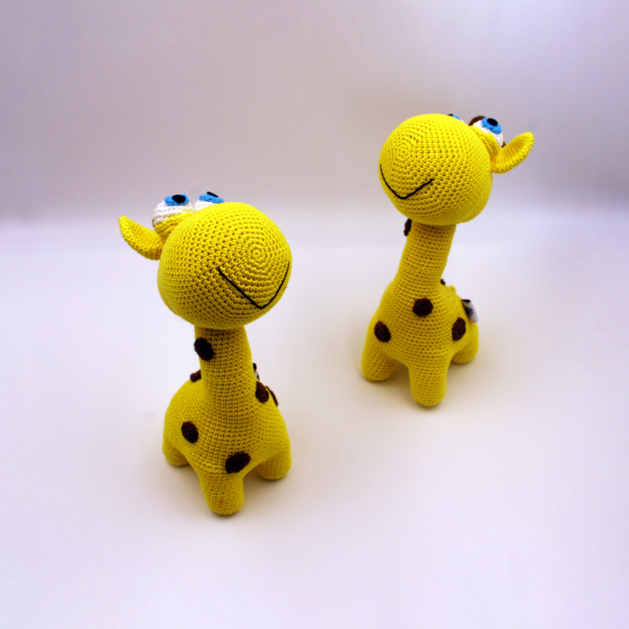 Cotton Crochet Giraffe Soft Toy