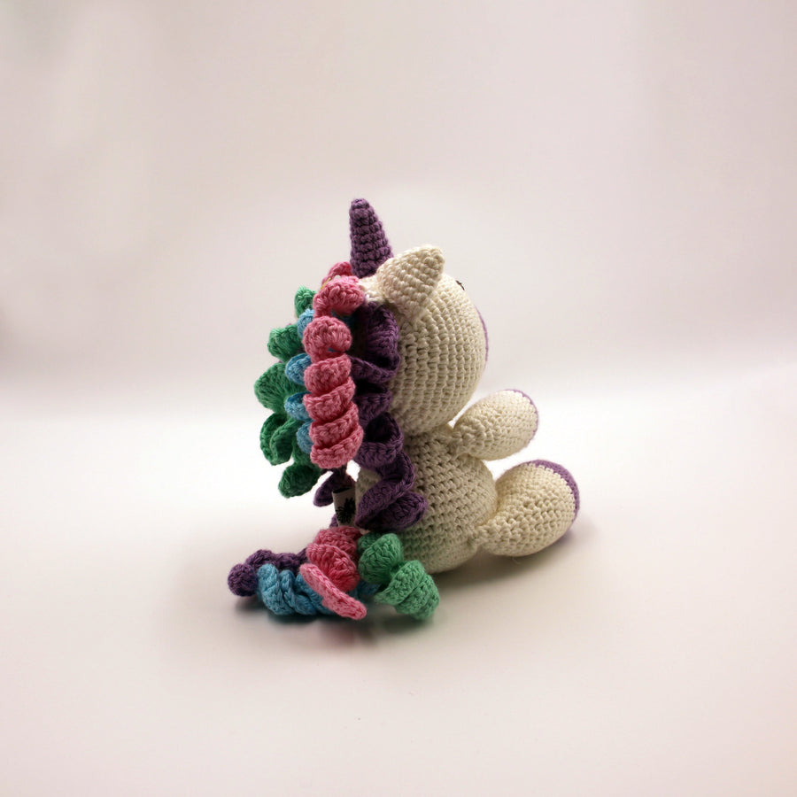 Cotton Crochet Unicorn Toy