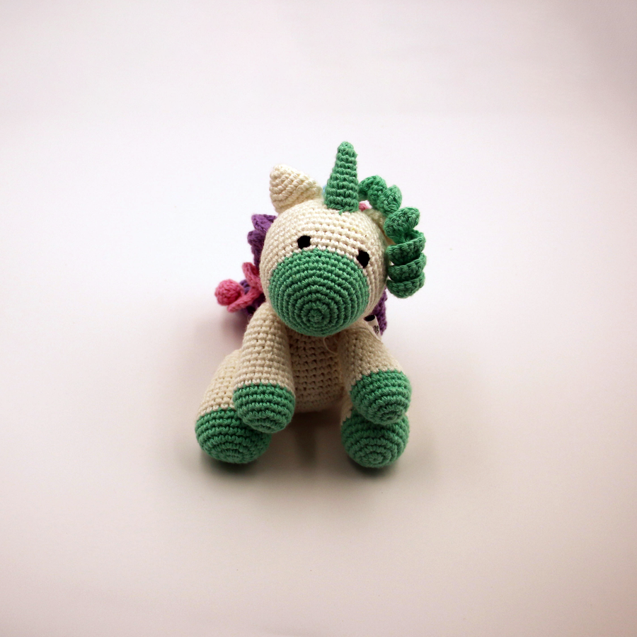 Cotton Crochet Unicorn Toy